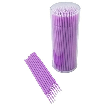 ATLIN Touch Up Paint Brushes, 100 Pack of 1.5mm Disposable Micro Applicators for Automotive Paint Chip Repair
