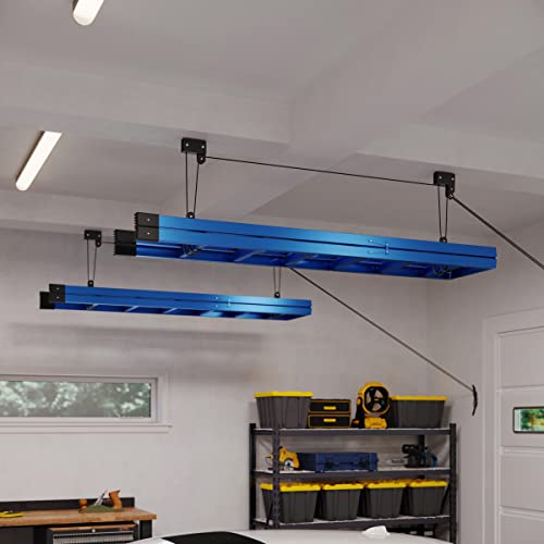 RAD Sportz Kayak Storage Hoist - Overhead Pulley System with 125lb Capacity for Canoes, Bikes, Ladders, and More - for up to 12-Foot Ceilings - size: 2 Pack