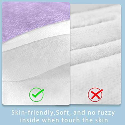Disposable Face Mask 4-Ply for Adult, Soft Face Masks, Breathable Safety Mask… - color: Purple