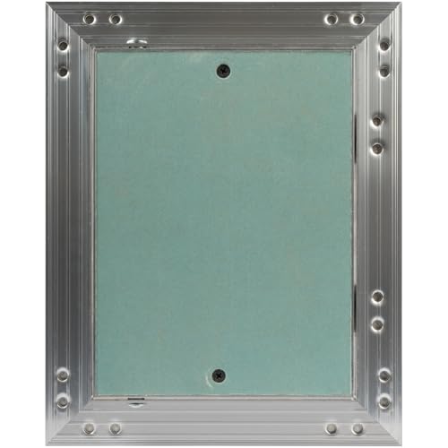 6" x 8" Waterproof Drywall Access Panel, Tileable and Paintable Ceiling and Wall Access Panel for Drywall, Wire Cover for Wall Covering Panels, Push to Open, Flush-Mount Wall Hole Cover - size: 6" X 8"