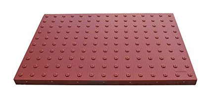 UltraTech 0761 - 4' x 2' Urethane Retrofit Ultra-ADA Warning Pad with Raised Truncated Dome Design, Brick Red - size: 4' x 2', style: Brick Red Retrofit