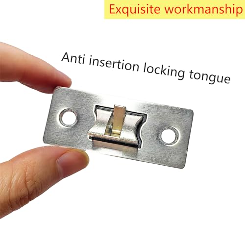 Qrity 1 PCS Tubular Latch 42mm Tubular Door Latch, Tubular Mortice Latch for Lever Door Handles Internal Door Handles - size: 42mm
