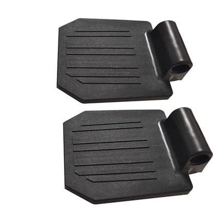 1 Pair of Universal Footplate for The Wheelchair, Transport Chair Footrest Elevating Leg Rests Replacement Parts for Standard Wheelchair Repair Parts