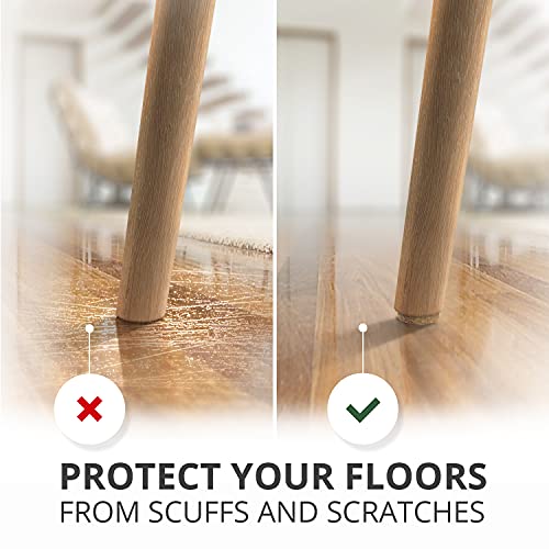 16 Heavy-Duty Felt Furniture Pads 2” 1/4” Thick X-Protector! Round Felt Pads for Furniture Feet - The Best Felt Floor Protectors for Furniture to Prevent Scratches. Protect Your Hard Floor! (Beige) - size: 2 Inch 16 Pcs Round Beige