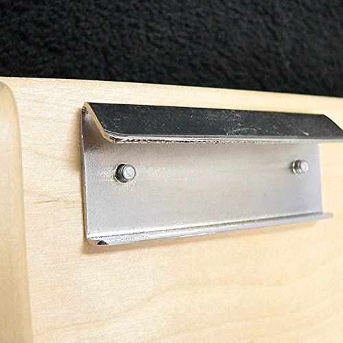 Rev-A-Shelf Pullout Wall Storage Organizer for Kitchen Cabinets, Sliding Door Mounted Spice Rack with 3 Adjustable Shelves, Maple Wood, 4ASR-18 - size: 13.13 Inches