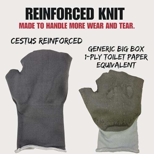 Cestus C11e, Nitrile Coated Work Gloves with Grip, Touchscreen, Reinforced Double Knit - size: Large, style: 3 Pairs