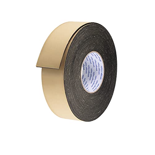 uxcell Sealing Foam Tape 50mm Wide 2mm Thick 10m/32.8ft Long, EVA Self Adhesive Weather Strip for Window Door Insulation - size: 50mmx2mmx10m