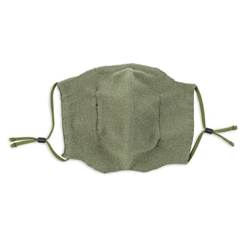 Wembley Adjustable and Washable Face Mask for Adults and Kids - color: Olive, size: 1 Count (Pack of 1)