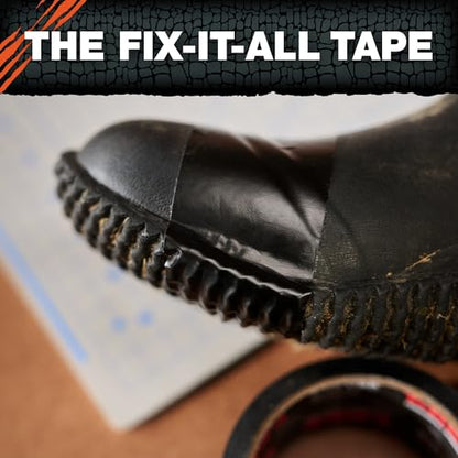 T-REX Flexible Waterproof Tape - Heavy Duty Adhesive Waterproofing Tape for Repair, Leaks, Roof Patches - Extreme Weather & UV Resistance - Black, 1.88" x 30 ft. (Pack of 2) - size: 1.88" x 30 ft. (Pack of 2)