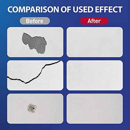 Drywall Repair Kit,2 Pack Wall Mending Agent,Wall Spackle with Scraper, Wall Surface Hole Fill Quick and Easy Solution - style: 2Pack