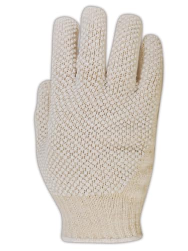 MAGID KnitMaster Standard Weight Machine Knit Dotted Gloves, 108 Pairs, Men’s Size 9/L (T193) - size: 9/L, style: 198 Pair