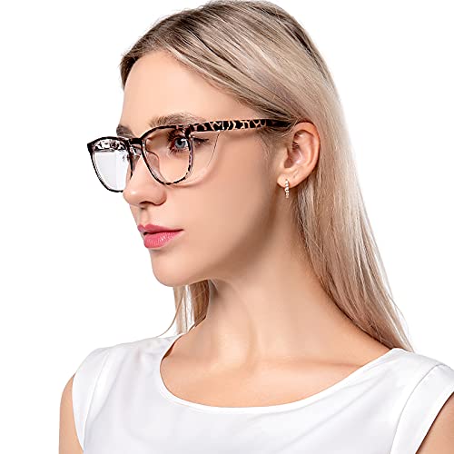 TOREGE Safety Glasses, Safety Goggles Protective Eyewear With Anti-Fog And Anti-Blue Light Lenses For Nurse Women (Leopard & Yellow) - color: Leopard & Yellow