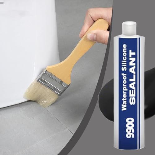 9900 Waterproof Silicone Instant Bond Flexible Sea Temperature Resistance UV-Resistant Adhesive for Roof RV Bathroom Concrete Construction Driveway Marine Window Industry Tile Floor - color: Black