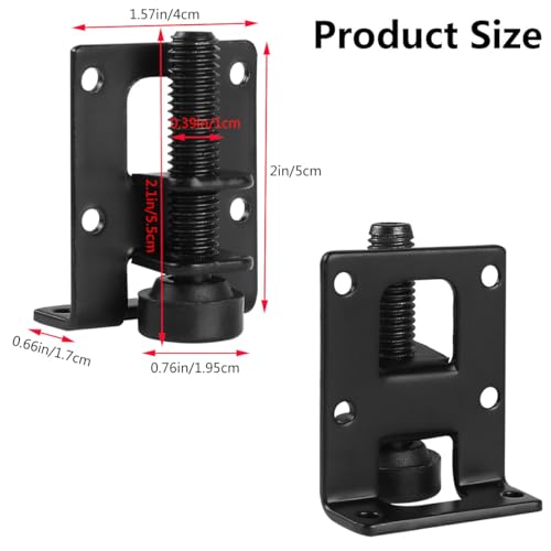 4 Pack Heavy Duty Furniture Leveling Feet, 1-inch Adjustable Height Leg Leveler, Adjustable Furniture Leveler with Screws, Allen Wrench for Cabinets, Furniture, Table Flawless Leveling - size: I inch