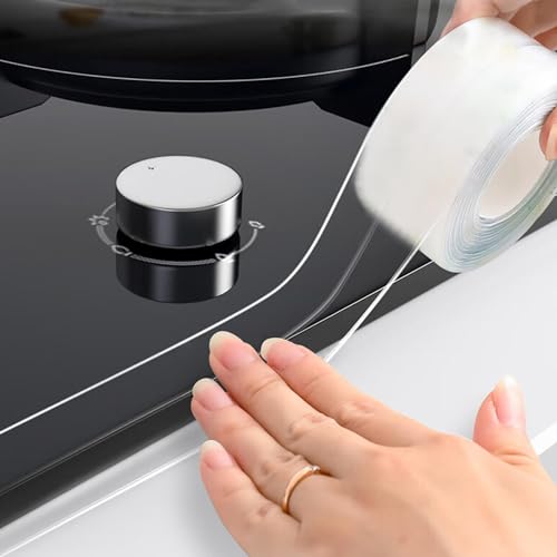 Caulk Tape Self Adhesive,Caulking Tape for Bathroom Sealant Strip Caulk Strip,Waterproof Caulking Sealing Tape for Bathroom, Toilet, Kitchen Countertop,Bathroom,Toilet (Clear-1.5IN-10.5FT-A) - style: Clear-1.5IN-10.5FT-A