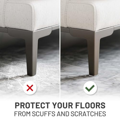 40 PCS Non Slip Furniture Pads, Phixbear Anti Vibration Pads, Reusable Multifunctional Self-Adhesive Silicone Pad, Shockproof and Silent, for Anti-Slip on Tables, Sofas, Beds, and Floor Protection