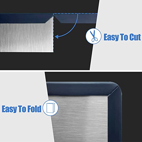 Rubber Edge Trim, Self-Adhesive U Channel Edge Trim, U Shaped Edge Protector for Glass, Mirror, Plywood, EPDM Material, Slot Width 1/4"(6.4mm), Length 10 Ft, Black - size: Fit 1/4"- L10'