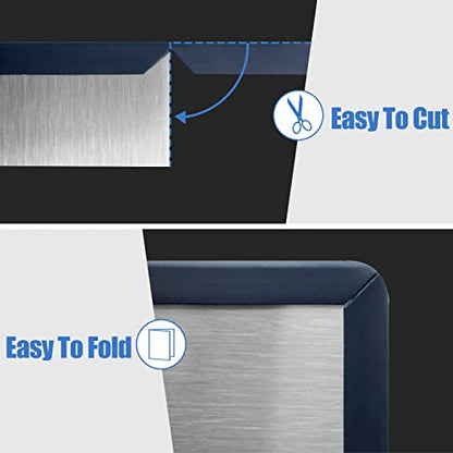 Rubber Edge Trim, Self-Adhesive U Channel Edge Trim, U Shaped Edge Protector for Glass, Mirror, Plywood, EPDM Material, Slot Width 1/4"(6.4mm), Length 10 Ft, Black - size: Fit 1/4"- L10'