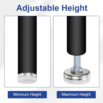 uxcell 5/16"-18 Thread Furniture Feet Levelers, 8Pcs 25.4x29mm LxW Adjustable Furniture Feet Screw in Threaded Leveling Leg Screw on Chair Foot Glides Leveling for Table Chair Silver - color: Silver, size: 5/16"-18 25.4x29mm