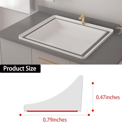 Shower Threshold Water Dam,Self Adhesive Silicone Waterproof Barrier Bathroom and Kitchen Shower Water Stopper Guard for Dry And Wet Separation Caulk Seal Strip Edge Trim (67Inch, White) - color: White, size: 67Inch