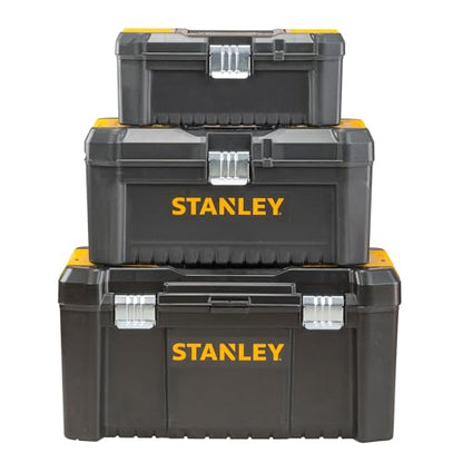 Stanley STST1-75515 Toolbox "Essential" with metal latches, Black/Yellow