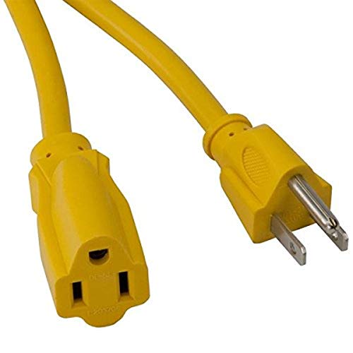 Bayco SL-725 Extension Cord with Non Lighted Ends and Single Outlet, 25-Feet