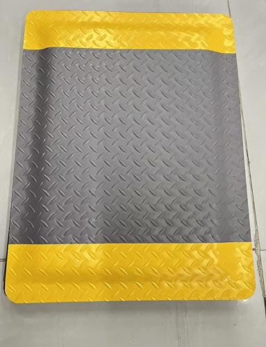 20mm Thick Anti-Fatigue ESD Mat, Conductive Rubber Floor Mat for Anti-Static Workbenches, Garage & Warehouse Safety - Industrial Comfort (Gray, 1.6x2ft/50x60cm) - color: Gray2, size: 1.6x2ft/50x60cm