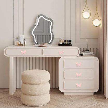 Gold Cabinet Knobs, Brushed Bow Drawer Pulls, Gold Knobs for Dresser Drawer Cupboard Furniture Closet Wardrobe Door Knobs Handles (Butterfly Shape- 6 Pack) - style: Butterfly Shape- 6 Pack