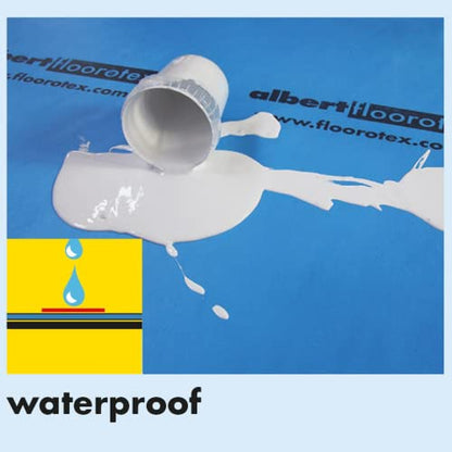 Albert Floorotex Blue All Purpose Temporary Floor Protection - 280 sqft (40" x 84') Roll - size: 280sq/Ft