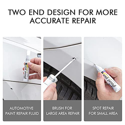 Touch Up Paint for Cars Paint Scratch Repair, Waterproof Auto Scratch Remover Pen (Black) - color: Black