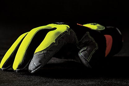 Ironclad EXO-HVP-03-M Hi-Viz Pro Gloves, Medium - color: Hi-viz Yellow & Orange, size: Medium (Pack of 1)