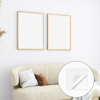 30 Pcs Double Sided Adhesive Pads, 2.4" Waterproof Adhesive for Shower Clear Mounting Square Heavy Duty Wall Adhesives for DIY Craft Home Office Photos Wall Patch
