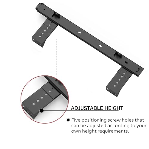 FRMSAET Heavy Duty 12/14/16/18 inches Thickness Steel Construction Ball Bearing Keyboard Slides Keyboard Drawer Slides Tray Accessories Cabinet Furniture Hardware Rails (18 inches, Black) - color: Black, size: 18 Inch