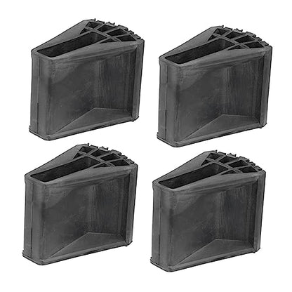 4pcs Slip Mats Outdoor Stair Treads Non-Slip Ladder Feet Covers Protector
