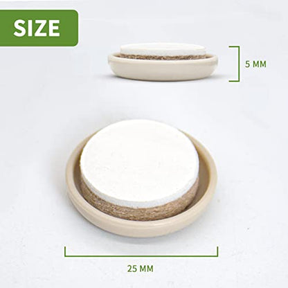 Furniture Sliders for Carpet 48 PCS - 1 inch Furniture Moving Slider Chair Legs Floors Protectors Appliance Slider for Kitchen Appliances - size: 48 Pcs 1 Inch Beige
