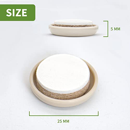 Furniture Sliders for Carpet 48 PCS - 1 inch Furniture Moving Slider Chair Legs Floors Protectors Appliance Slider for Kitchen Appliances - size: 48 Pcs 1 Inch Beige