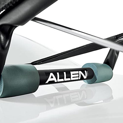 Allen Sports Deluxe 2-Bike Trunk Mount Rack, Model ZN102, Black - color: Green/ Black, size: 2-Bike, style: Bike Rack