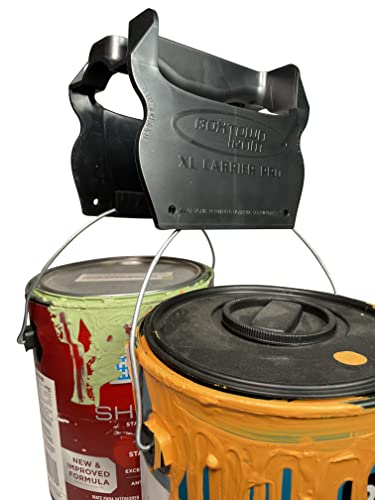 Boxtown Team Ladder Carrier (XL PRO Yellow) | Ladder Accessories | Ladder Handle | Drill Gun Holster - color: XL Pro Yellow