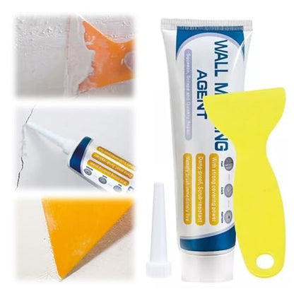 Drywall Patch Repair Kit: Wall Mending Agent for Holes & Cracks - Wall Repair Paste for Nail Holes, Dents & Small Damage-130g - color: 130g