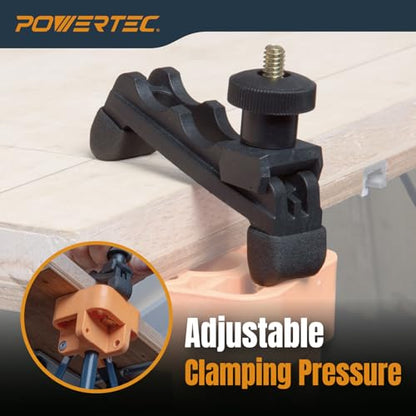 POWERTEC Arachni-Flex Portable Workbench 2x8ft Collapsible Workstand - Heavy Duty Folding Work Table Base, 2500 lbs Capacity 36 Inch Work Height, No Assembly Mobile Work Station w/Carry Strap (71928) - style: 2x8ft Base