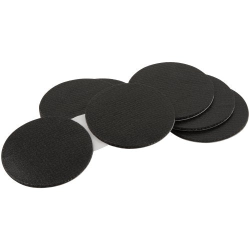 SoftTouch Self-Stick Non-Slip Surface Grip Pads - (8 pieces), 1-1/2" Round - Black