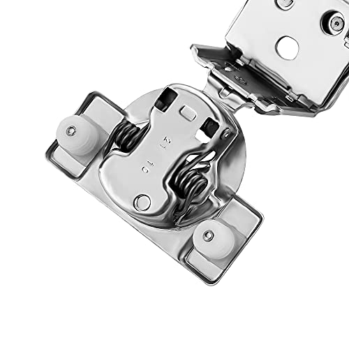 Ravinte 2 Pack 1 Pair 1-1/2 inch Overlay Soft Close Kitchen Cabinet Hinges Stainless Steel Adjustable Kitchen Hinges Satin Nickel Cabinet Hardware - size: 1-1/2 inch Overlay