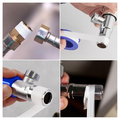 150 Rolls Teflon Tape 1/2 x 520 in Thread Seal Tapes Plumbers Waterproof Sealant Plumbing Tape for Water, Gas, Oil, Most Chemicals, Hydraulic and High Pressure Lines