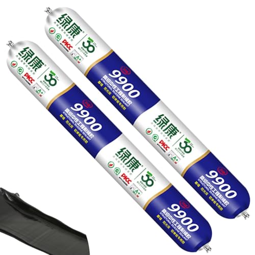 Silicon Waterproof Sealant, Permanent Solution for Roof & Wall Cracks, Outdoor Waterproof Silicone Sealant Heat Resistant, Water Proof Exterior Sealants Tear and Stretch Resistance (White, 2) - color: White, size: 2