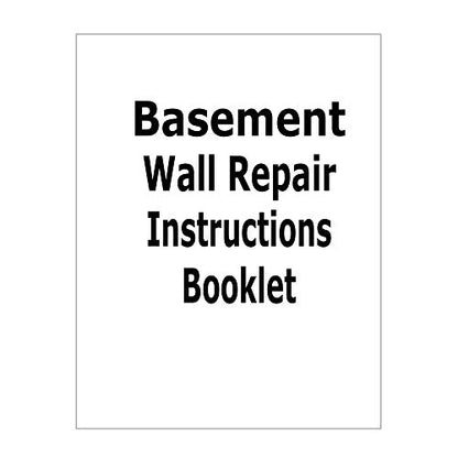 10 ft. Carbon Fiber Basement Wall & Foundation Crack Repair kit High Strength - Easy DIY Repair - size: 10 ft