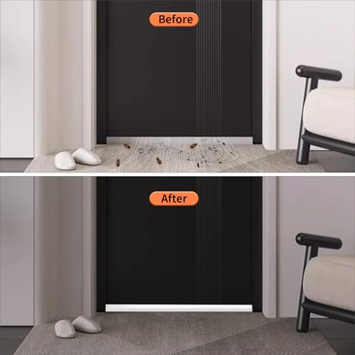 Weather Stripping Door Seal,Weather Stripping,Soundproof,Cold Insulation,High Density CR Foam Insulation Tape for Door,Windows (White, 1/2 in x 1/4 in x 52Ft) - size: 1/2 In x 1/4 In x 52 Ft