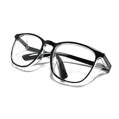 Safety Glasses Anti-Fog Goggles Z87.1 Blue Light Blocking Anti-Dust UV Protection Glasses For Men Women (Black001) - color: Black001