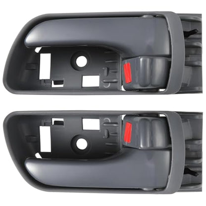 2Pcs Interior Door Handles for Toyota Sienna 2004-2010,Replaces 69206-AE010 69205-AE010, Gray - color: Gray