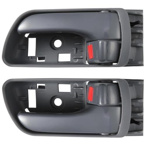 2Pcs Interior Door Handles for Toyota Sienna 2004-2010,Replaces 69206-AE010 69205-AE010, Gray - color: Gray