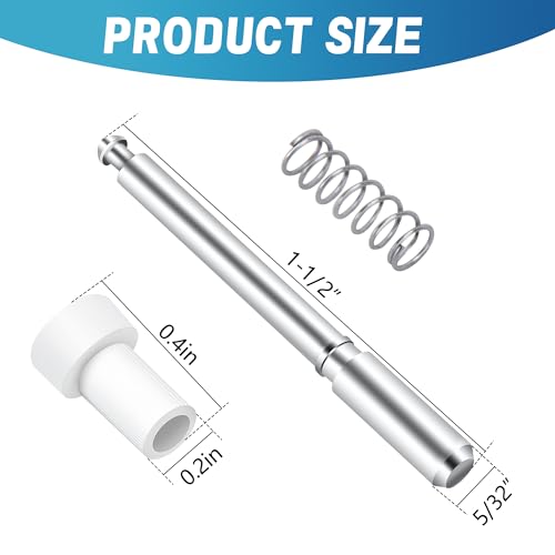 12 Pack Window Screen Plunger Latches with Caps-5/32" x 1-1/2" Aluminum Alloy Window Screen Retainer Pins-Replacement Window Screen Clips for Securing Window Screens - color: 12 Pcs